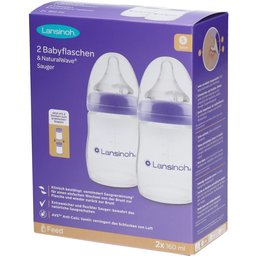 Biberon + NaturalWave® Tétine 1m+ 160 ml