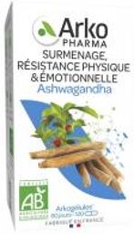 Arkogélules Ashwagandha Surmenage Bio 120 Gélules - Pot