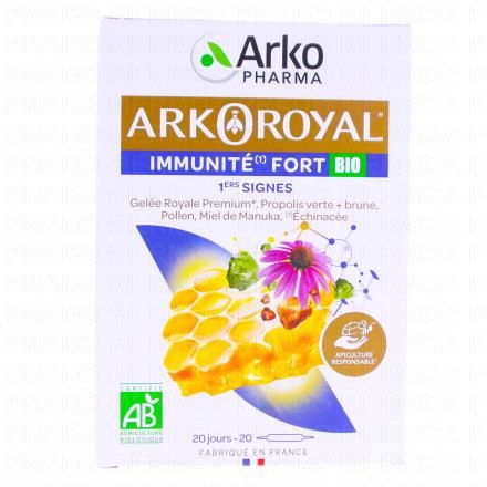 Arkoroyal Immunité fort Bio 20 ampoules