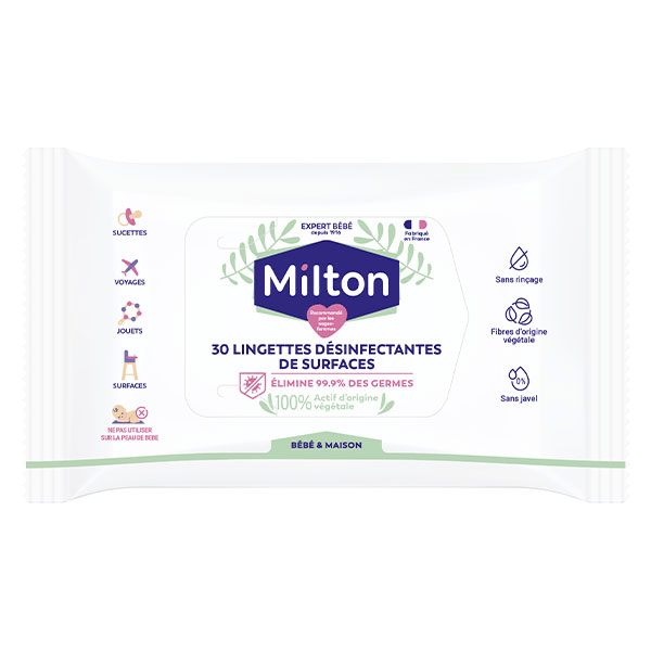 Lingettes Désinfectantes de Surfaces 30 unités