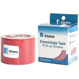 Bandage élastique neuromoléculaire rouge tourmaline 5cmx5m