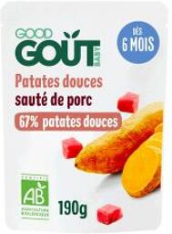 Sachet Bio Pommes de Terre, Carottes et Jambon dès 6 Mois 200g - Sachet 190 g