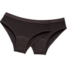 Bianca Pack Culotte Menstruelle Adolescent 16 Noir 2uts
