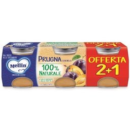Pack Bouillies Prune à la Pomme 3x100g