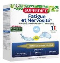 Magnésium Marin + Vitamine B6 20 Unidoses - Boîte 20 unidoses de 15 ml