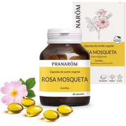 Pranarôm Rose Musquée Capsules d'Huile Végétale 60caps