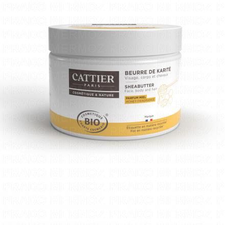 Beurre de karité parfum miel bio pot 100g