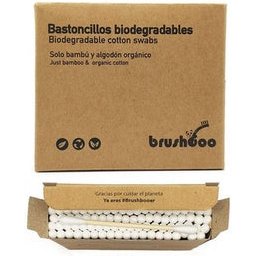 Tiges de Coton et Bambou Biodégradables 100uts