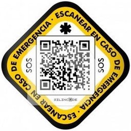 adhésif d'identification du casque QR 1 pc