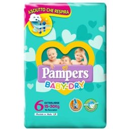 Baby Dry 6 Extralarge Pannolini Per Bambini14 Pannolini