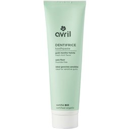 Dentifrice bio à la menthe sans fluor