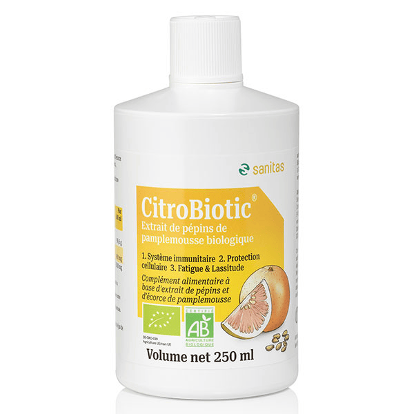 Citrobiotic Extrait de Pépins de Pamplemousse Bio 250ml