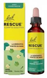 Bach Compte-Gouttes Goût Pomme Menthe 20 ml - Flacon compte goutte 20 ml