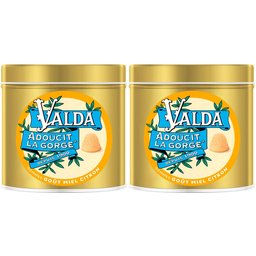 Valda Gommes Miel Citron Adoucit La Gorge 140g