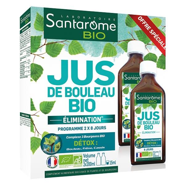 Jus de Bouleau Bio - Draine & Détoxifie - Lot de 2 x 200ml
