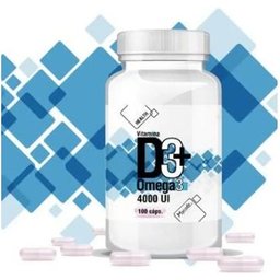 Vitamine D3 4000Ui + Oméga 3 100caps