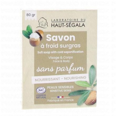 HAUT SEGALA Savon à froid surgras sans parfum 80g