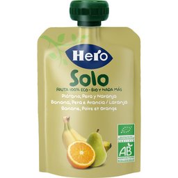 Hero Baby Solo Poire Banane Poire et Orange 100g