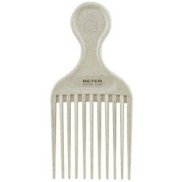 Peigne en fibre naturelle beige en plumes naturelles 1 pièce