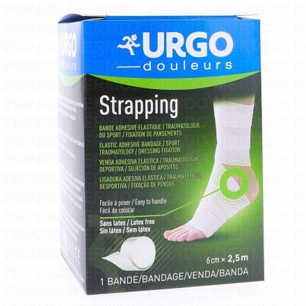 Douleurs Strapping Bande Adhésive Élastique 6cm x 2,5m