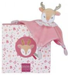 Eléa le Renne Doudou Carré - Boîte 1 doudou