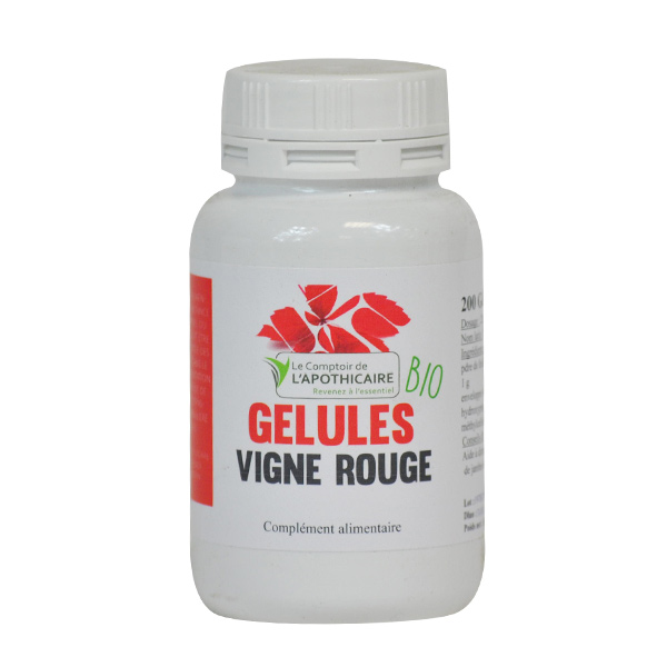 Vigne Rouge Bio 200 gélules