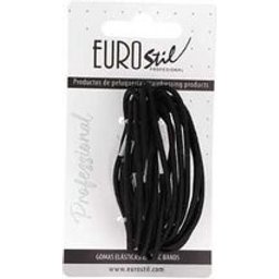 Gomme Fin Chouchou Noir Pack 15uts