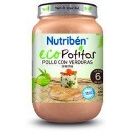 Nutribén™ Eco Eco Eco Eco Potitos™ Poulet avec légumes sélectionnés 200g