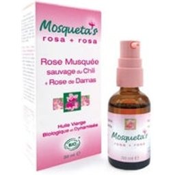 Huile de Rose Musquée et Rosa Damascena Bio 30ml