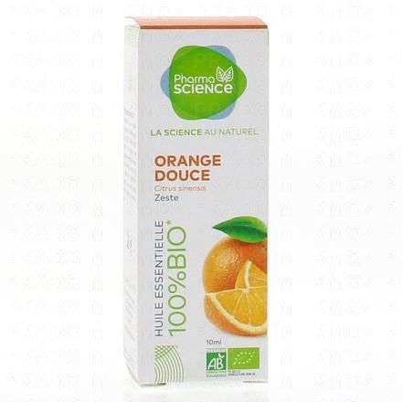 Huile essentielle d'Orange douce bio flacon 10 ml