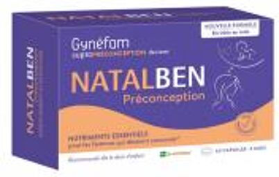 Natalben Préconception 2 Mois 60 Capsules - Boîte 60 capsules