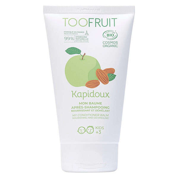 Enfant Cheveux Kapidoux Après-Shampoing Pomme Amande Bio 150ml