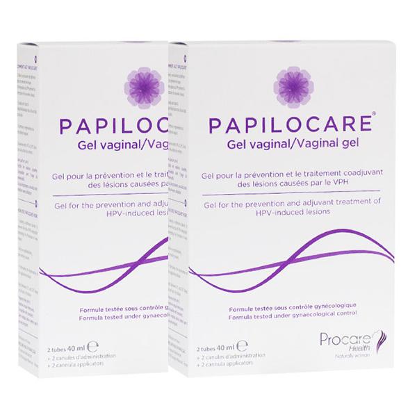 Papilocare Gel Vaginal 2 x 40ml en Lot de 2