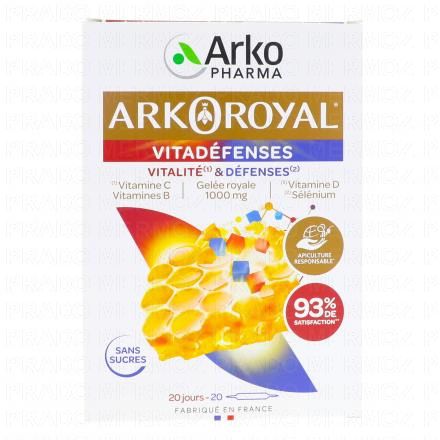 Arkoroyal - Vitadéfenses x20 ampoules de 10ml