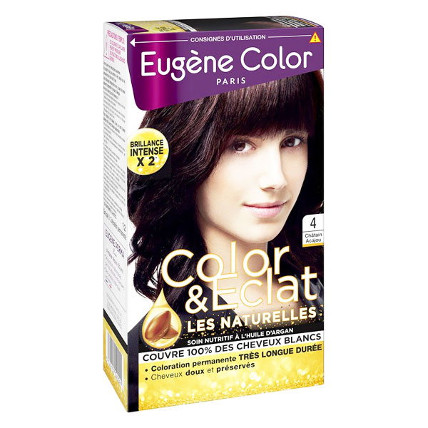 Les Naturelles Crème Colorante Permanente n°4 Châtain Acajou
