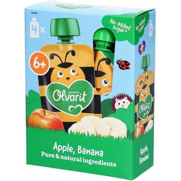 | Gourde Fruits | Bébé Dès 6 Mois| Pomme Banane