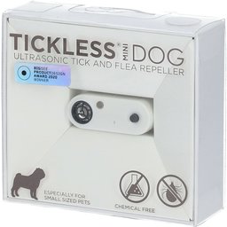 Mini Chien Expulseur Ultrasonique Tique/Puce Blanc