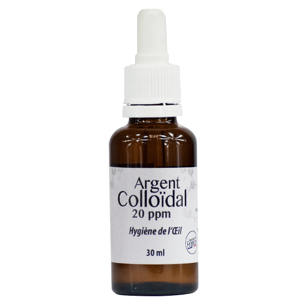 Argent Colloïdal 20ppm Hygiène des paupières - 30ml
