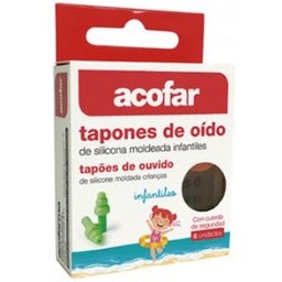 Acofarma Tapones Oído Silicona Moldeable 6uds
