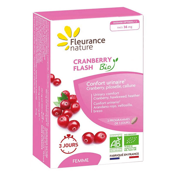 - Confort urinaire - Cranberry flash Bio - 14 comprimés
