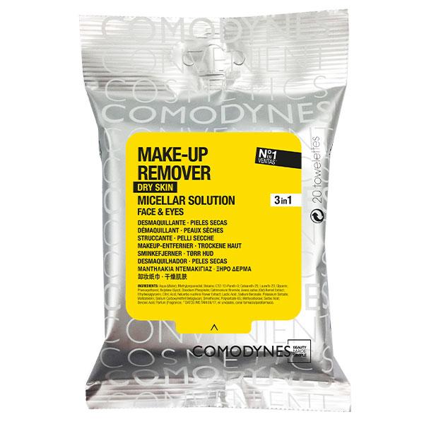 Make-Up Remover Démaquillant Peaux Sèches 20 Lingettes