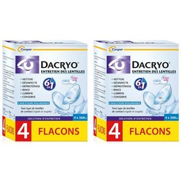 Dacryo Entretien DES Lentilles 360Ml x 4