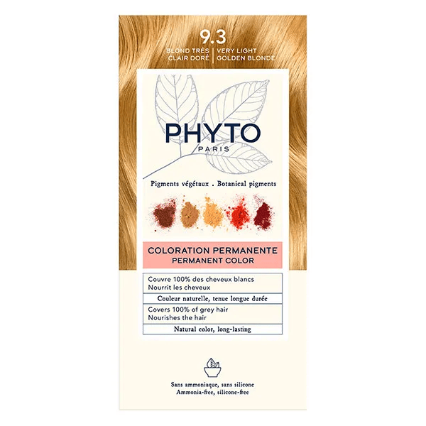 PhytoColor Coloration Permanente N°9.3 Blond Très Clair Doré