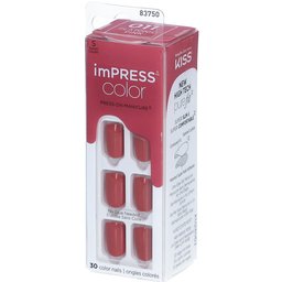 Kiss Impress Color Kit Faux-Ongles Gel – Rose Court