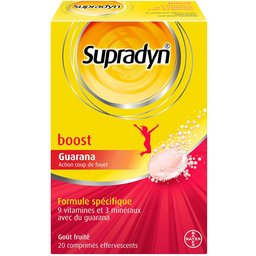 Boost Vitamines et Minéraux effet coup de fouet