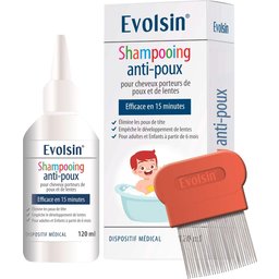 Shampooing Anti-poux 120ml + Peine