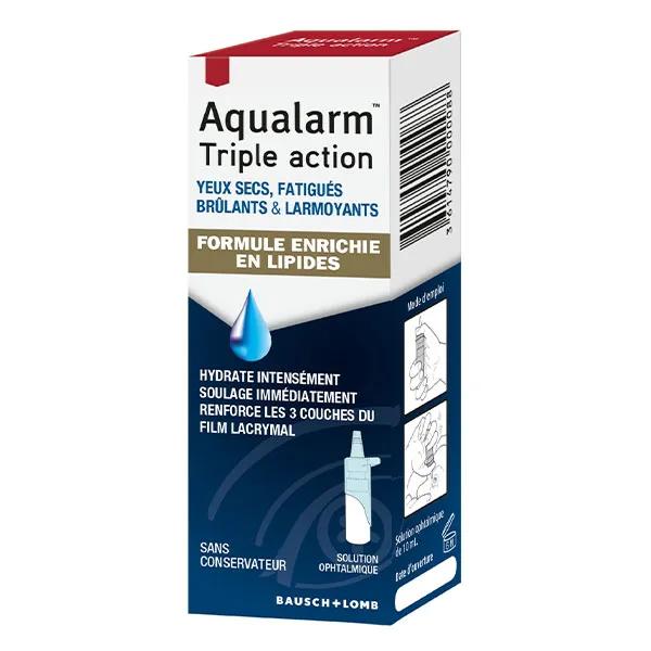 Aqualarm Triple Action Yeux Secs & Fatigués 10ml