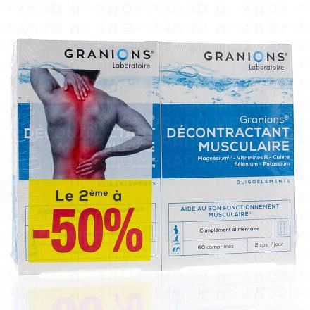 Décontractant musculaire 60 comprimés lot de 2