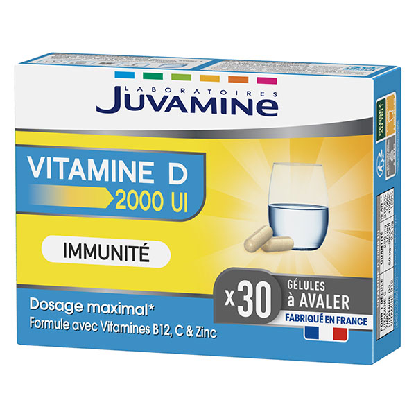Vitamine D 2000 UI 30 gélules