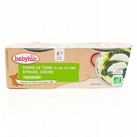 Légumes - Trio de Pomme de terre du val de Loire , épinard, chèvre pot 200g x 2